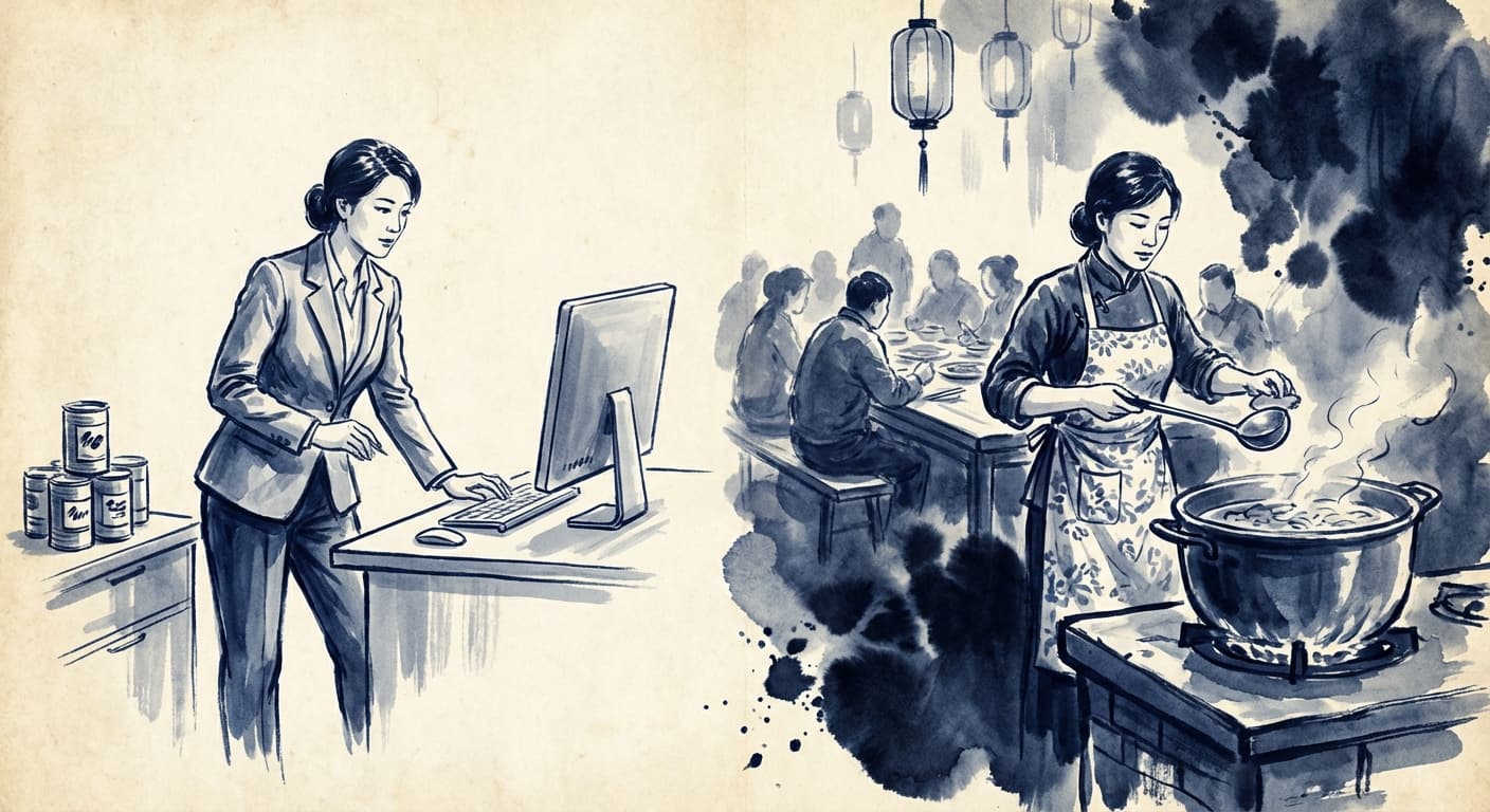 Los Angeles, ~2019 — ink wash illustration